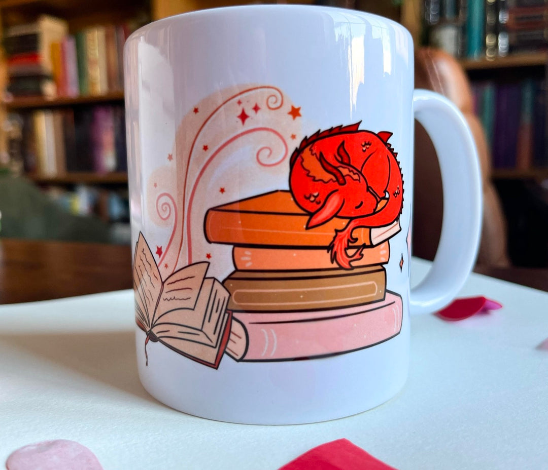 Book Dragon Mug