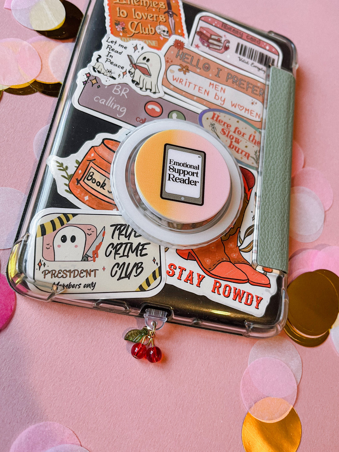 Kindle cherry charm dust stopper
