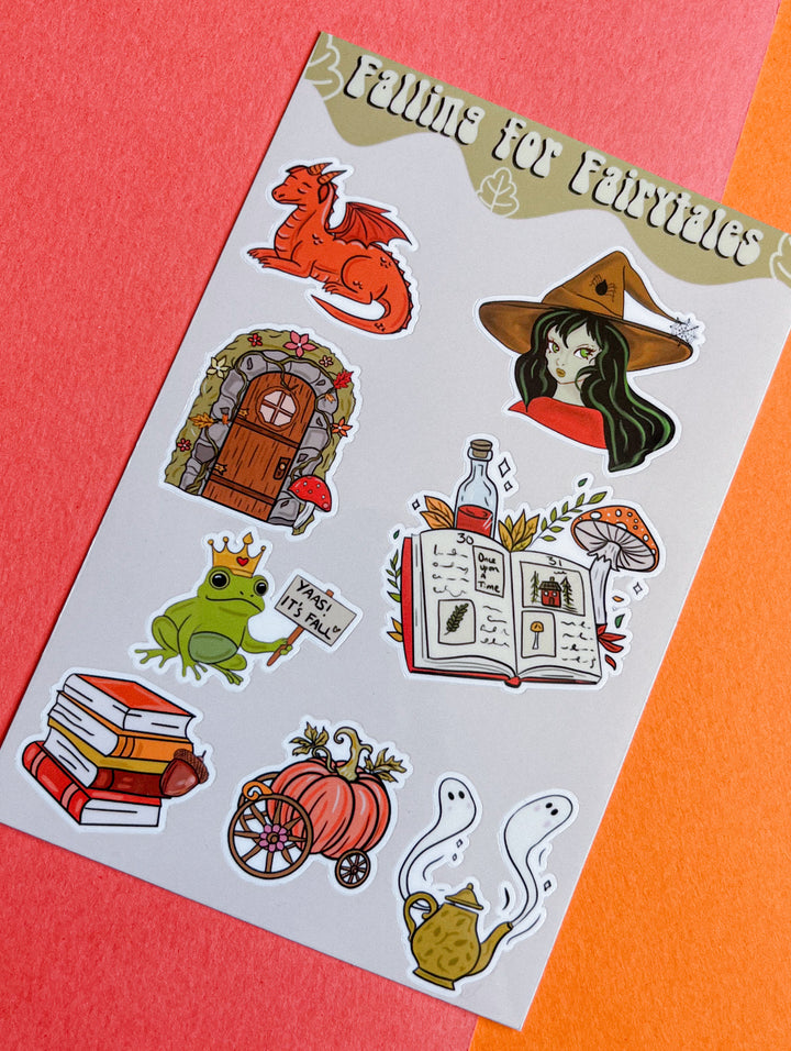 Fall Fairytales sticker sheet