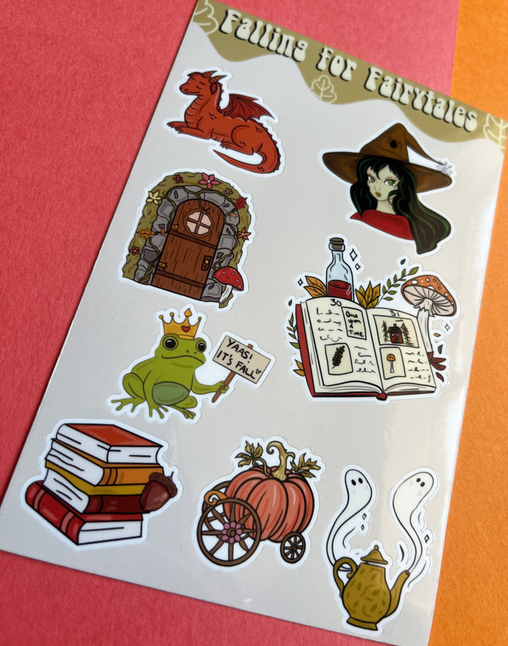 Fall Fairytales sticker sheet