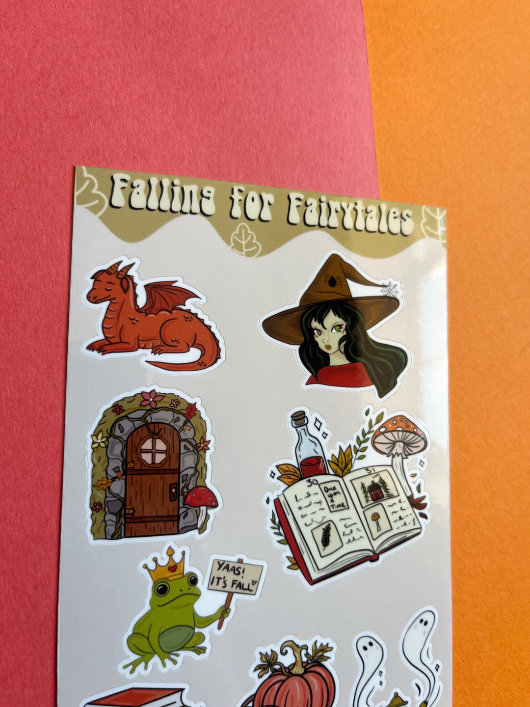 Fall Fairytales sticker sheet