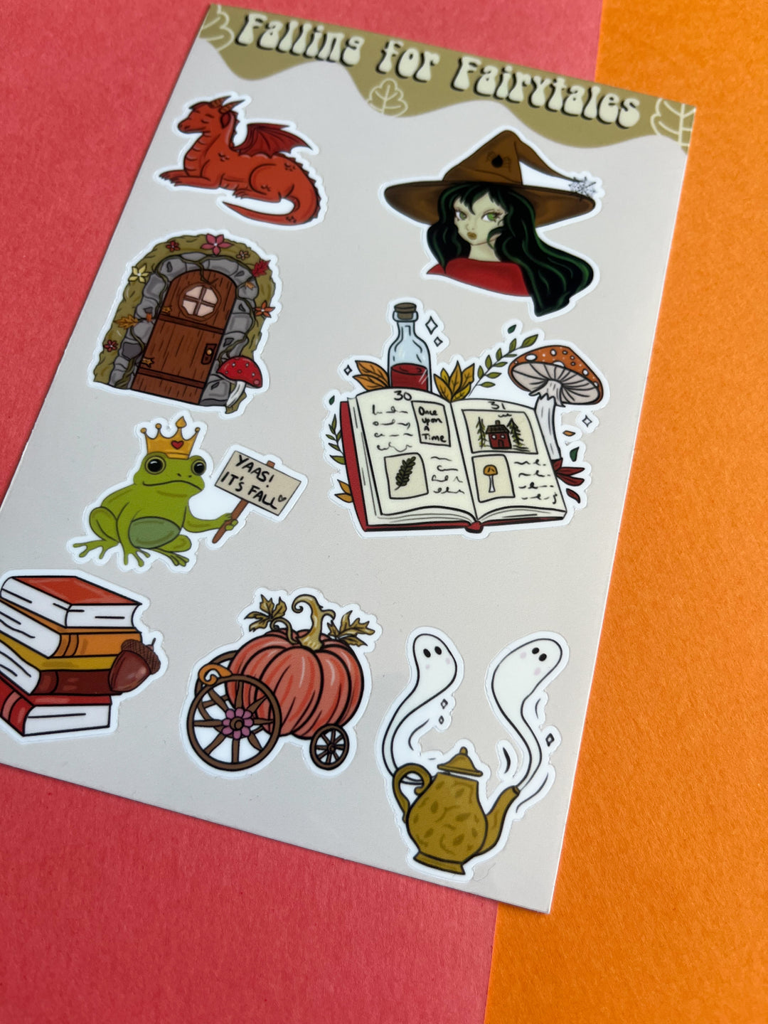 Fall Fairytales sticker sheet