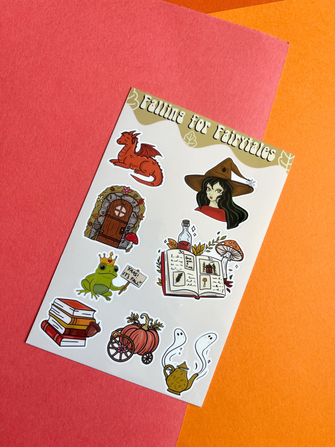 Fall Fairytales sticker sheet