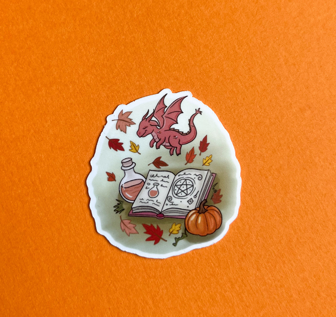 Cute autumnal fairytale sticker bundle