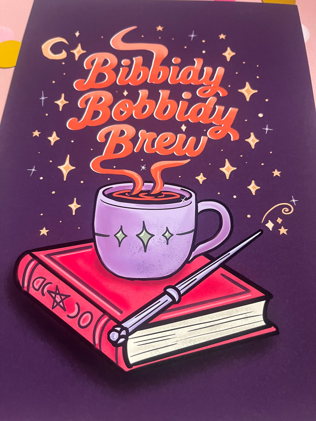 Bibbidy Bobbidy Brew A4 Print