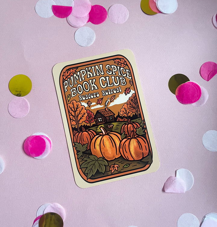 Pumpkin Spice Book Club Kindle Insert